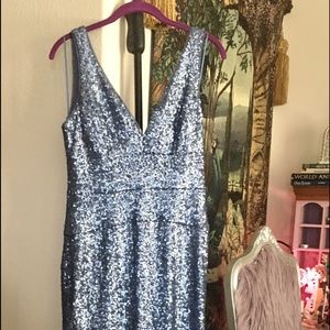 Nicole Miller sequined formal gown